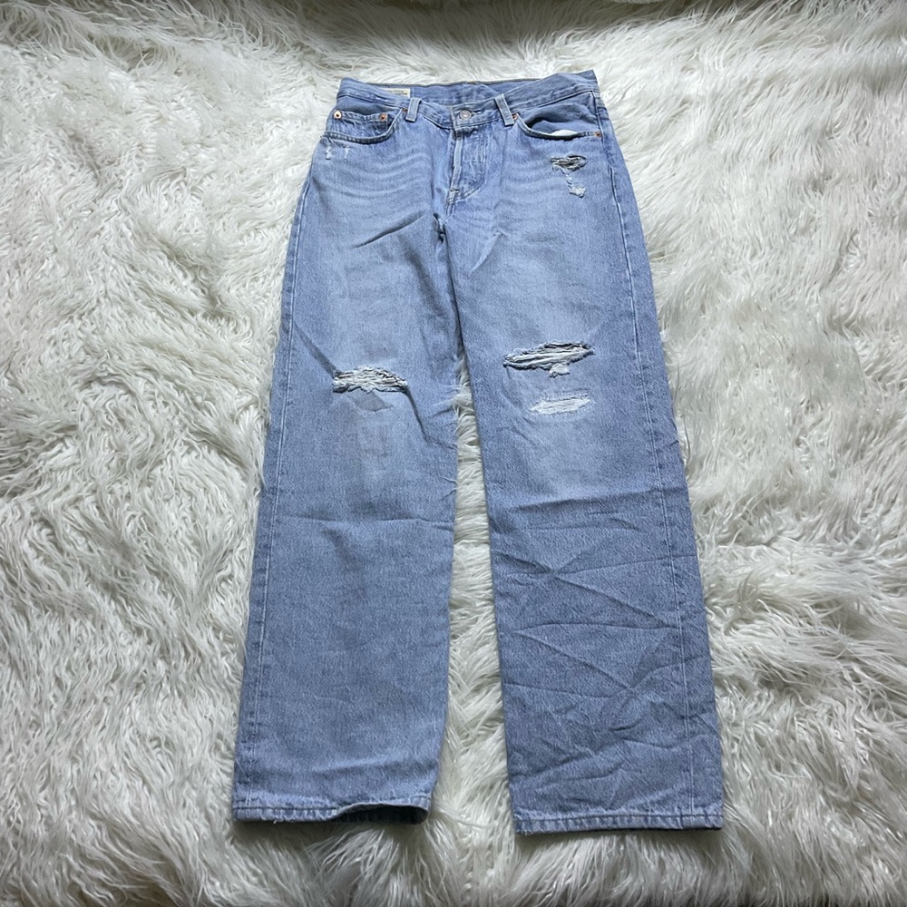 Levi's Premium 501 '90S WOMEN'S JEANS in Rolling With It Clean‎ Hem